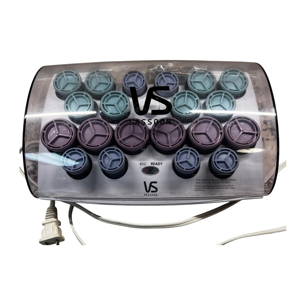 Vidal Sassoon VS322RM Hot Hair Rollers Setter Set 20 Rollers Fast Heat Up